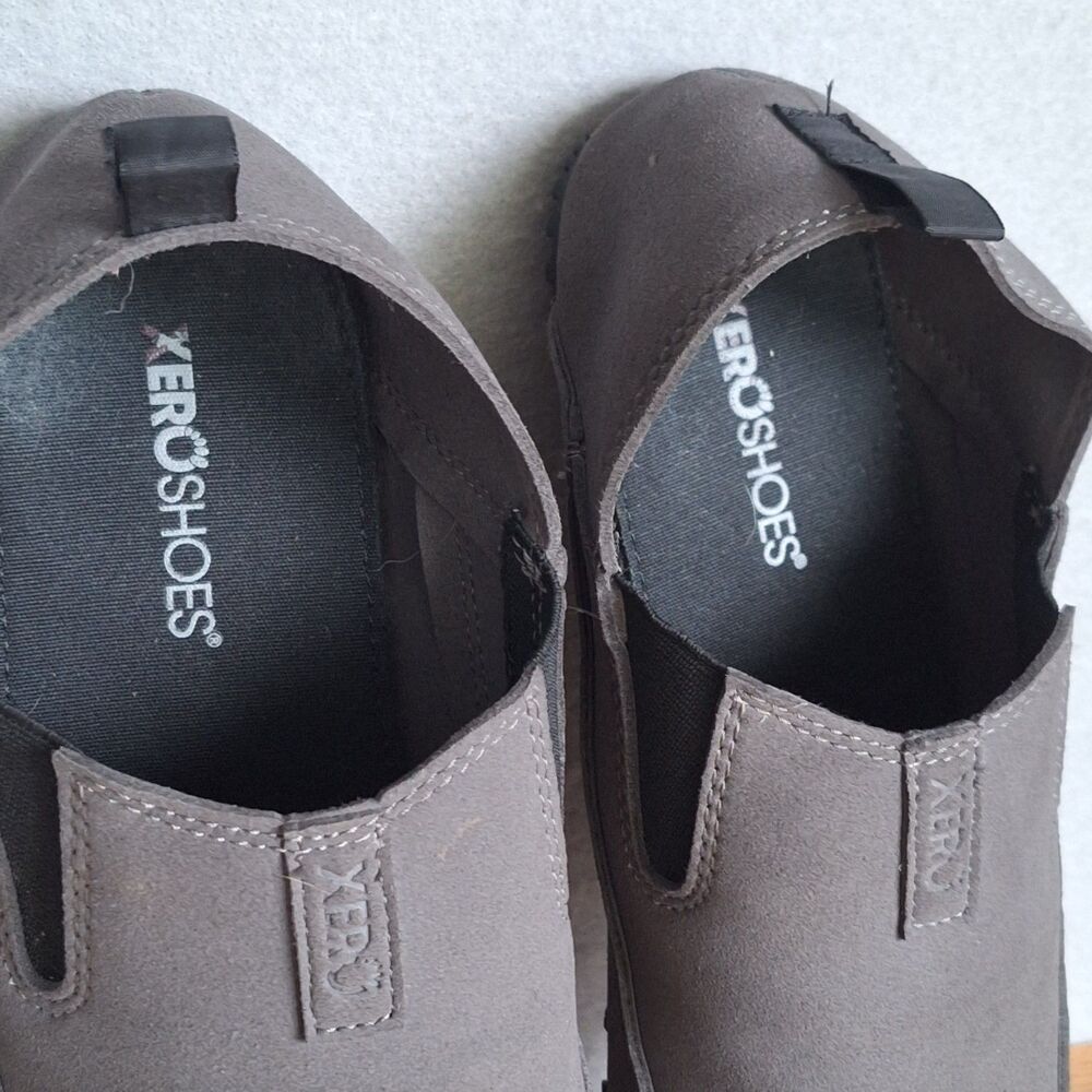 Xero Shoes Sunrise Loafers Men 7.5 Gray Canvas Slip On Minimalist Barefoot - Picture 12 of 13